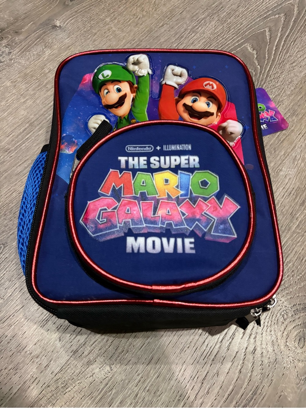 Nintendo Super Mario Galaxy Kids Insulated Lunch Box. NWT.